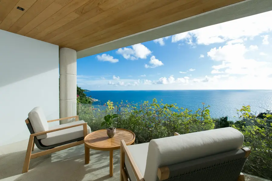 Bedroom 2 balcony over the Andaman Sea