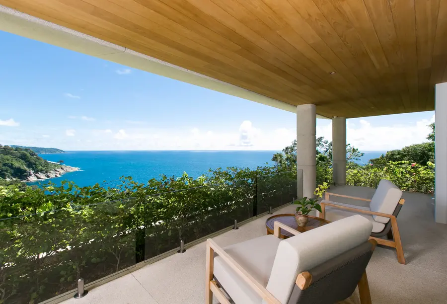 Master balcony view over the Andaman Sea